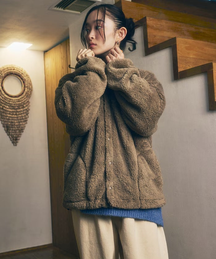 KAVU × FREAK'S STORE / 長毛絨刷毛 外套（日本聯名限定）
