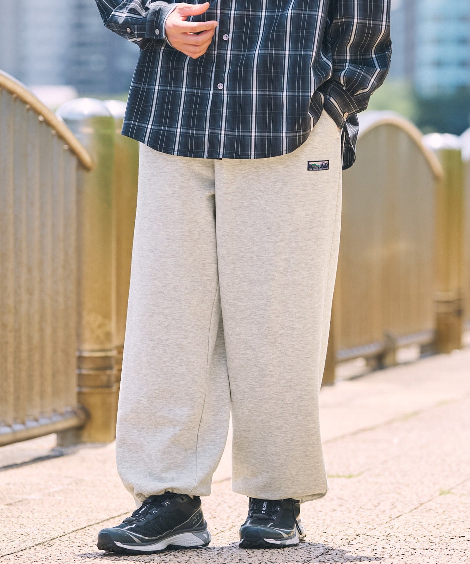 THE CRAFT CREW PRODUCTS／12盎司 厚磅刷毛 抽繩運動長褲