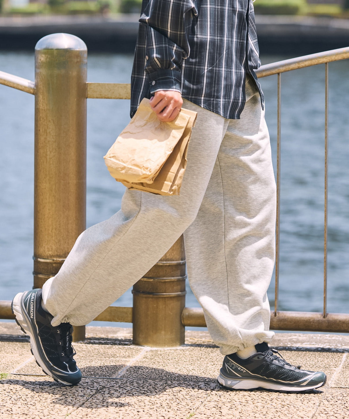 THE CRAFT CREW PRODUCTS／12盎司 厚磅刷毛 抽繩運動長褲