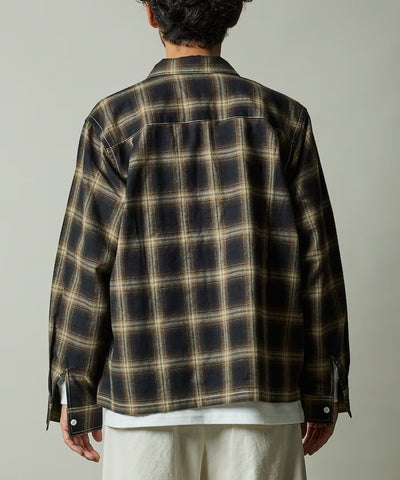 RED KAP × FREAK'S STORE / 別注短版 法蘭絨 長袖工作襯衫