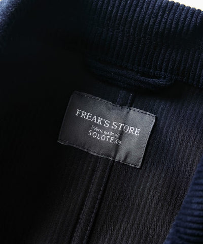 FREAK'S STORE／寬鬆版燈芯絨兩釦西裝外套套裝 Fabric by SOLOTEX(R)