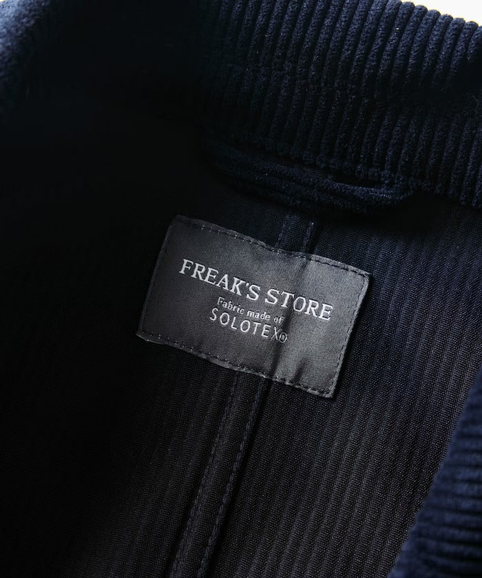 FREAK'S STORE／寬鬆版燈芯絨兩釦西裝外套套裝 Fabric by SOLOTEX(R)