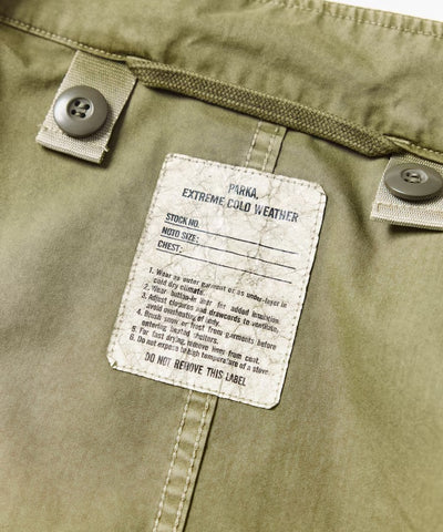 FREAK'S STORE / 褪色加工3WAY M-65短版軍裝外套＆鋪棉內裡組（26FW）
