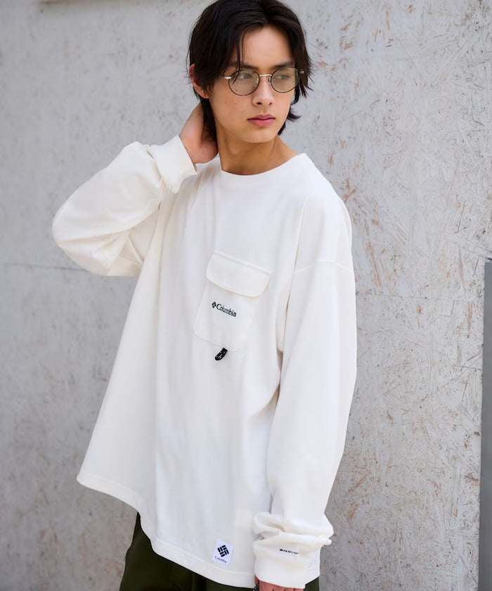 Columbia×FREAK'S STORE／口袋 長袖T恤（日本聯名限定）