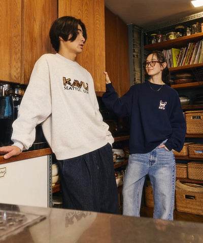 KAVU × FREAK'S STORE / 動物刺繡 圓領衫（日本聯名限定）