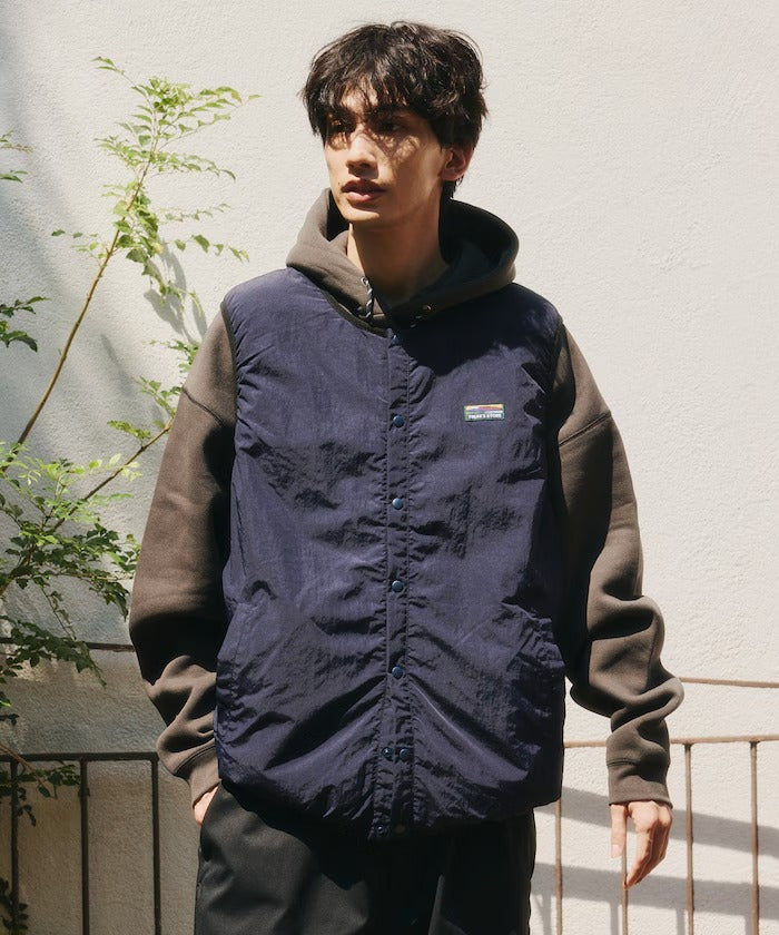 FREAK'S STORE／雙面尼龍 刷毛 背心
