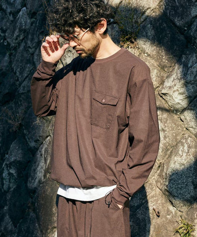 FREAK'S STORE／可收納長袖旅行套裝 附收納包 Fabric by SOLOTEX(R)
