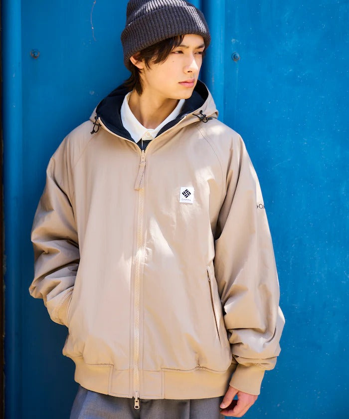 Columbia × FREAK'S STORE／日本聯名限定 雙面穿刷毛連帽外套