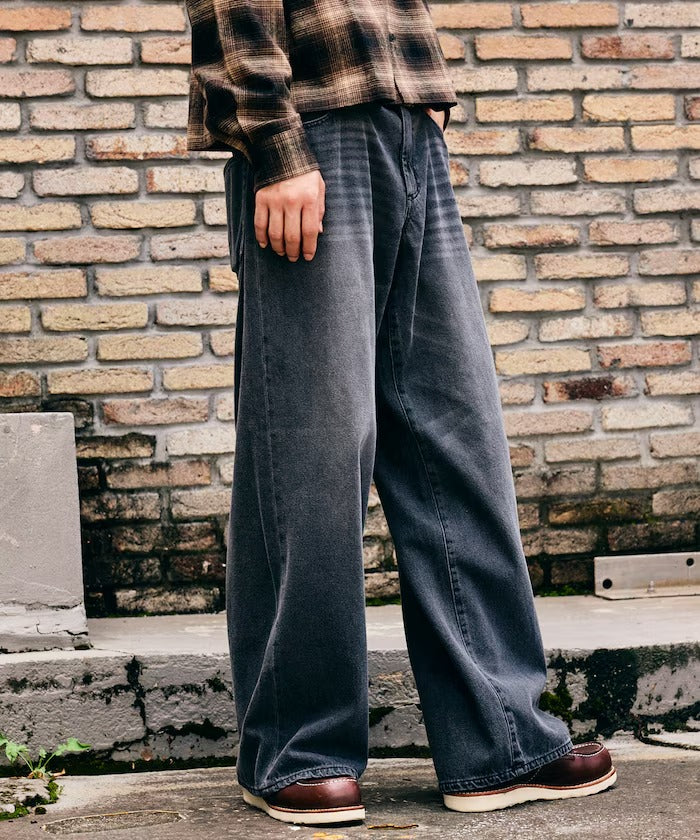 FREAK'S STORE / 限定寬版直筒牛仔褲