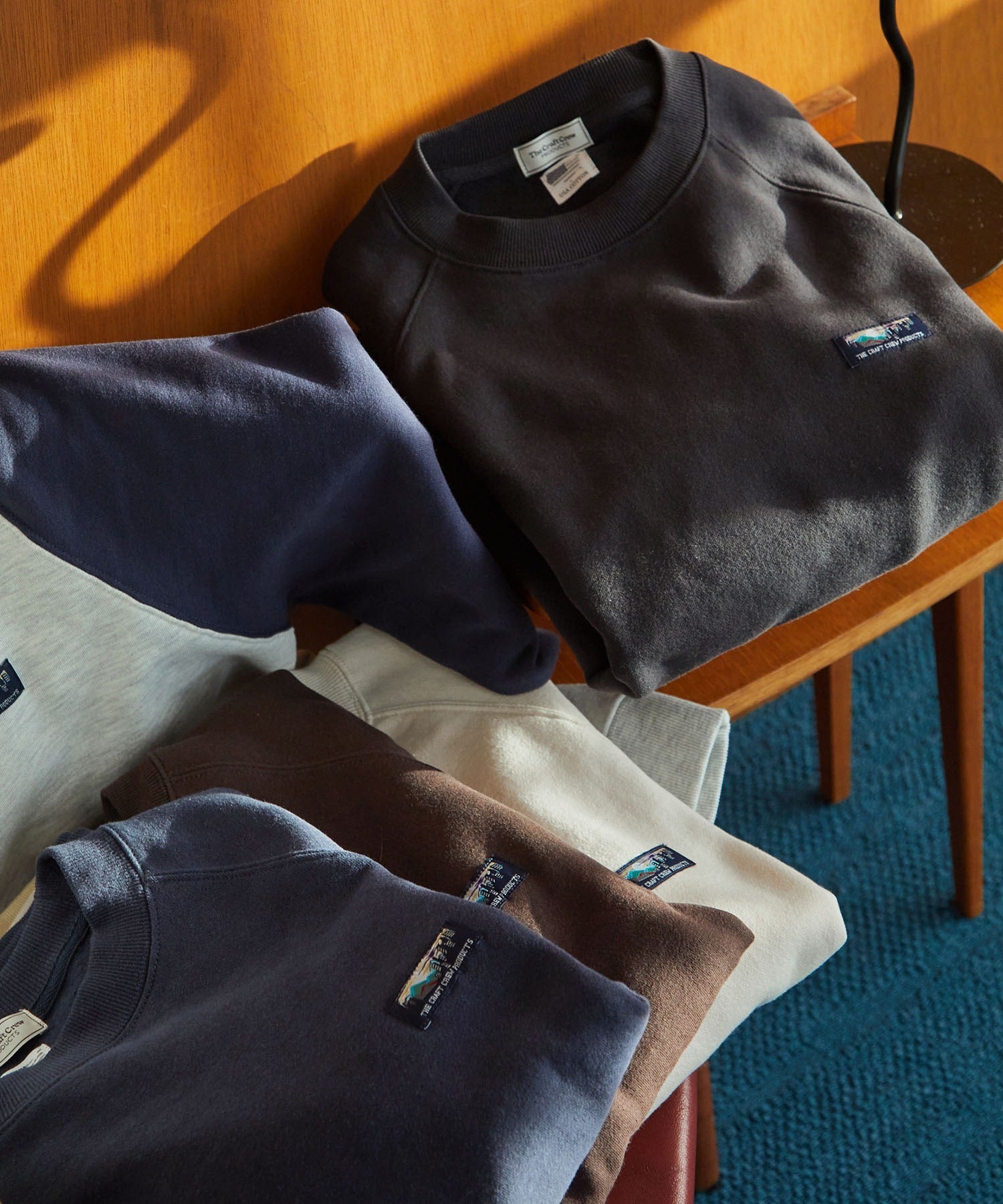 THE CRAFT CREW PRODUCTS／插肩袖圓領衫