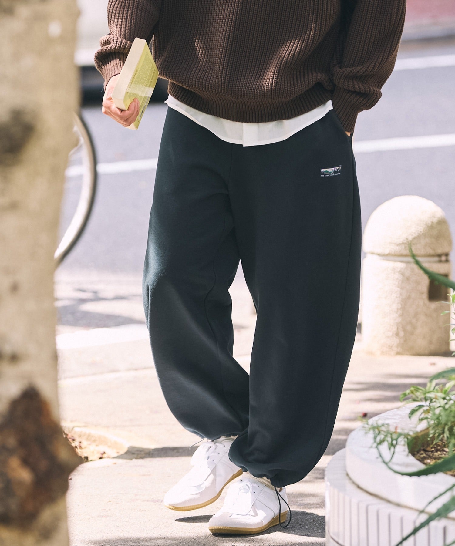 THE CRAFT CREW PRODUCTS／12盎司 厚磅刷毛 抽繩運動長褲