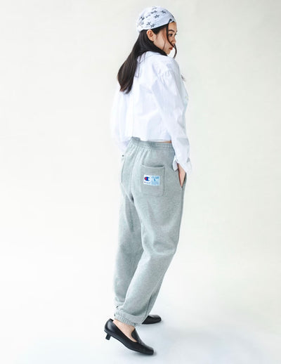 Champion × NAUTICA／日本聯名限定  刺繡刷毛長褲