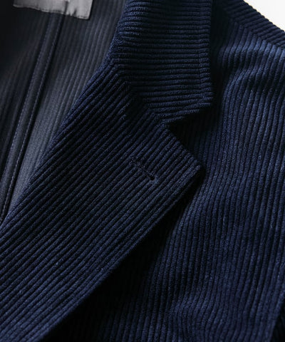 FREAK'S STORE／寬鬆版燈芯絨兩釦西裝外套套裝 Fabric by SOLOTEX(R)