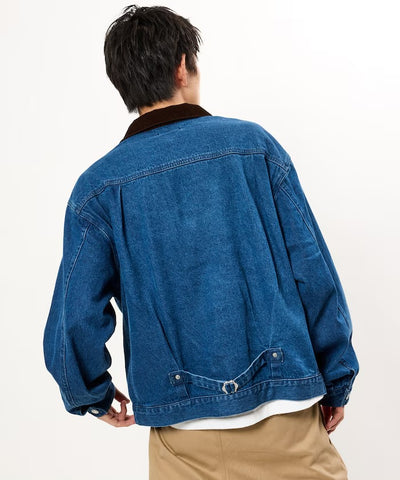 FREAK'S STORE / 限定異材質領 牛仔外套
