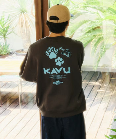 KAVU × FREAK'S STORE / 貓掌圖案 圓領衫（日本聯名限定）