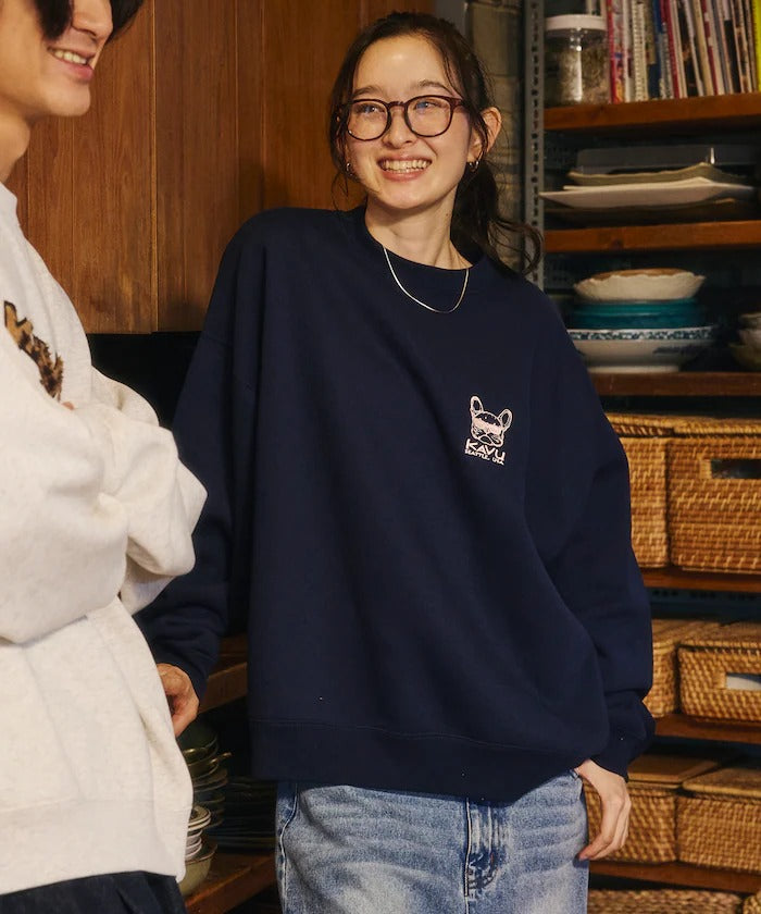 KAVU × FREAK'S STORE / 動物刺繡 圓領衫（日本聯名限定）