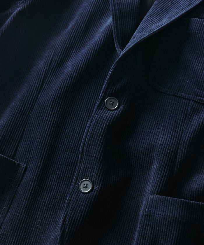 FREAK'S STORE／寬鬆版燈芯絨兩釦西裝外套套裝 Fabric by SOLOTEX(R)