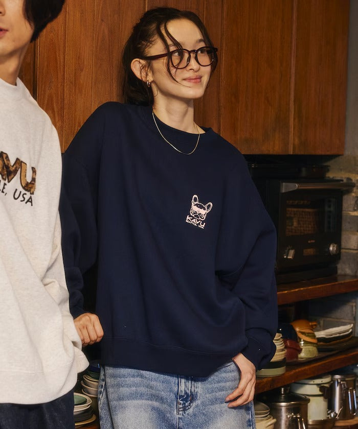 KAVU × FREAK'S STORE / 動物刺繡 圓領衫（日本聯名限定）