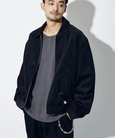 RED KAP × FREAK'S STORE／日本聯名限定 SMU JK-22 SHORT LENGTH 拉鍊燈芯絨工裝外套