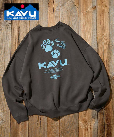 KAVU × FREAK'S STORE / 貓掌圖案 圓領衫（日本聯名限定）