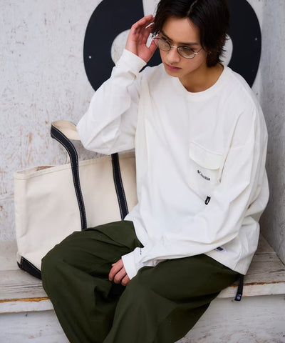Columbia×FREAK'S STORE／口袋 長袖T恤（日本聯名限定）
