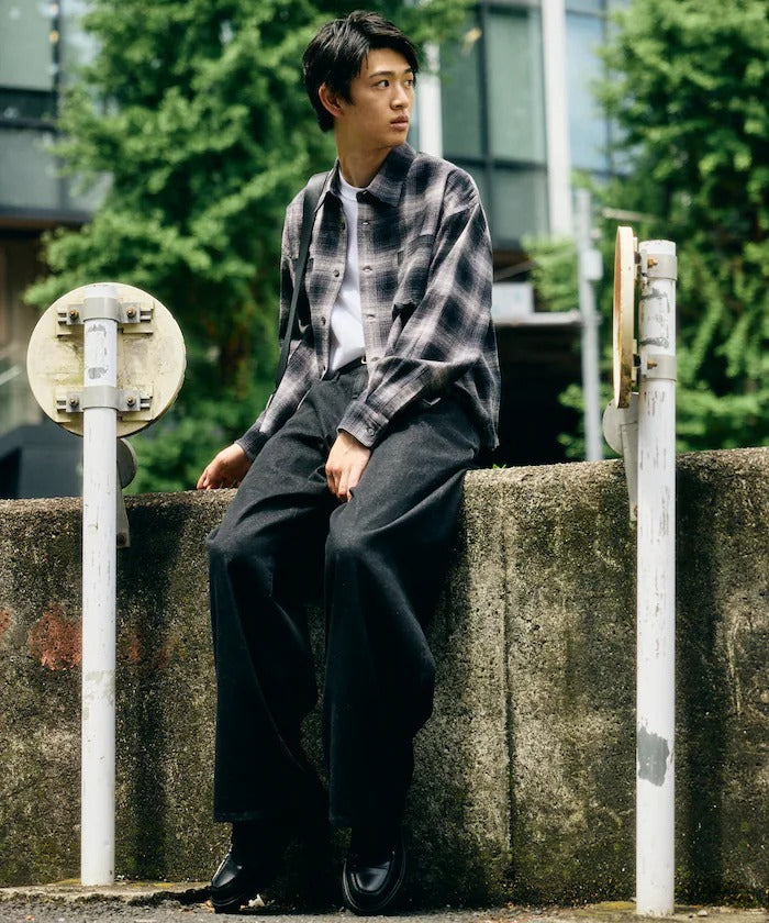 FREAK'S STORE / 限定寬版直筒牛仔褲