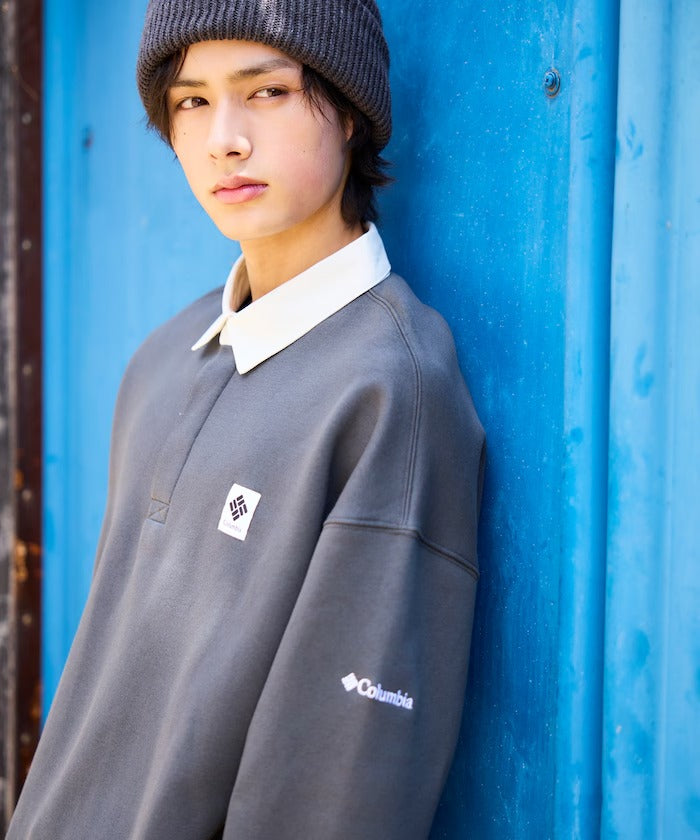 Columbia×FREAK'S STORE／小LOGO 長袖領衫（日本聯名限定）