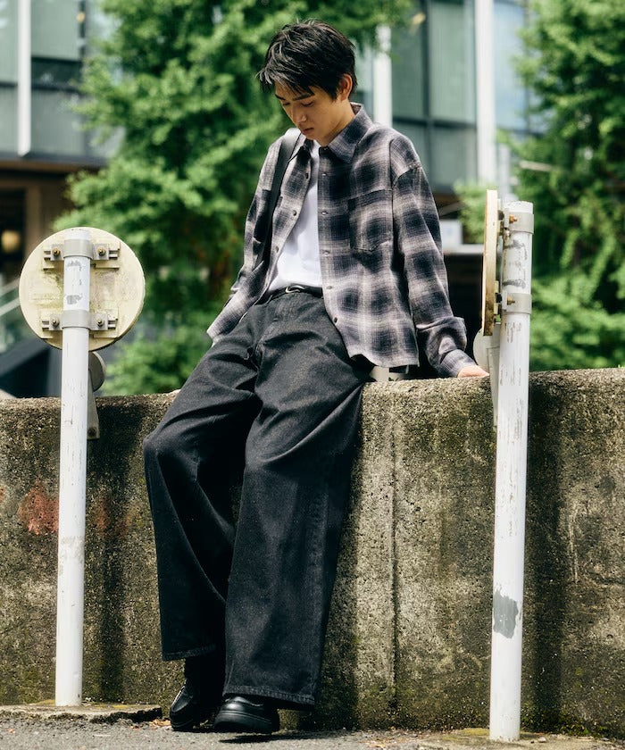 FREAK'S STORE / 限定寬版直筒牛仔褲
