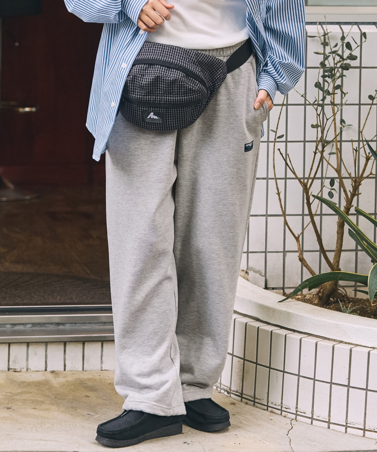 THE CRAFT CREW PRODUCTS／12盎司 厚磅刷毛 抽繩運動長褲