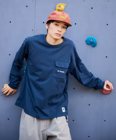 Columbia×FREAK'S STORE／口袋 長袖T恤（日本聯名限定）