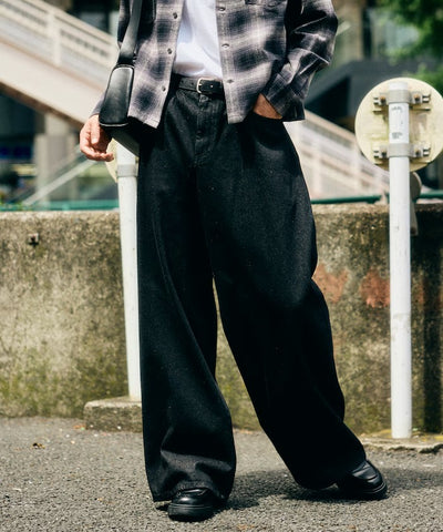 FREAK'S STORE / 限定寬版直筒牛仔褲