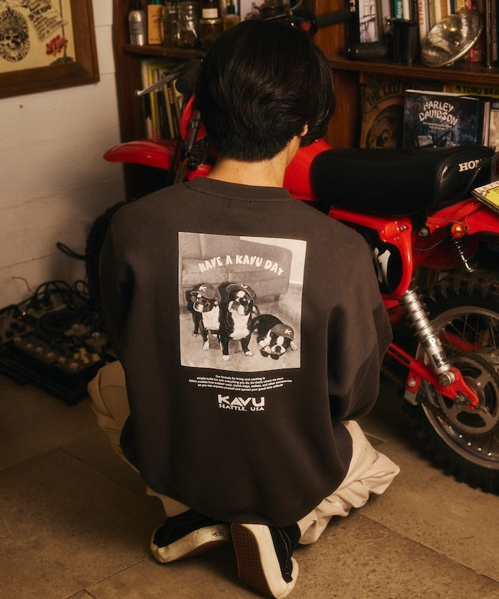 KAVU × FREAK'S STORE / 狗狗圓領衫（日本聯名限定）