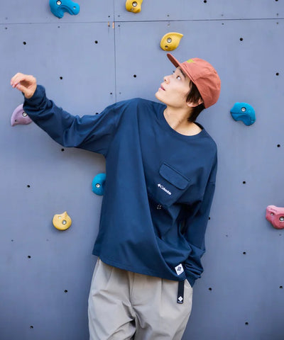 Columbia×FREAK'S STORE／口袋 長袖T恤（日本聯名限定）