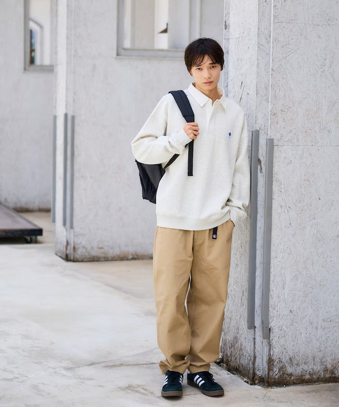 Columbia×FREAK'S STORE／小LOGO 長袖領衫（日本聯名限定）