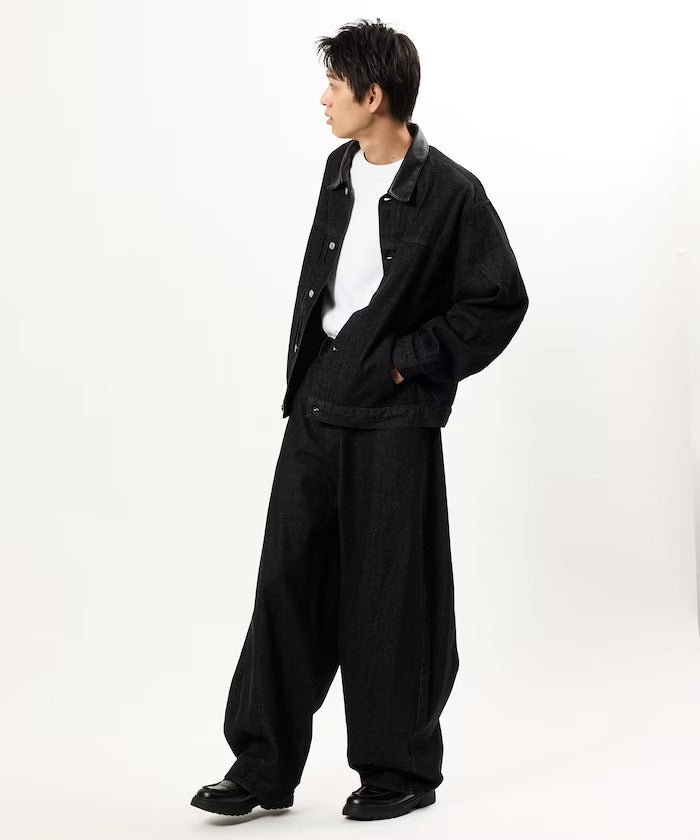 FREAK'S STORE / 限定異材質領 牛仔外套