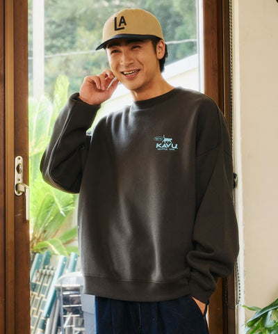 KAVU × FREAK'S STORE / 貓掌圖案 圓領衫（日本聯名限定）
