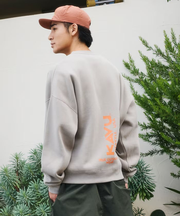 KAVU × FREAK'S STORE / 直式標誌 圓領衫（日本聯名限定）