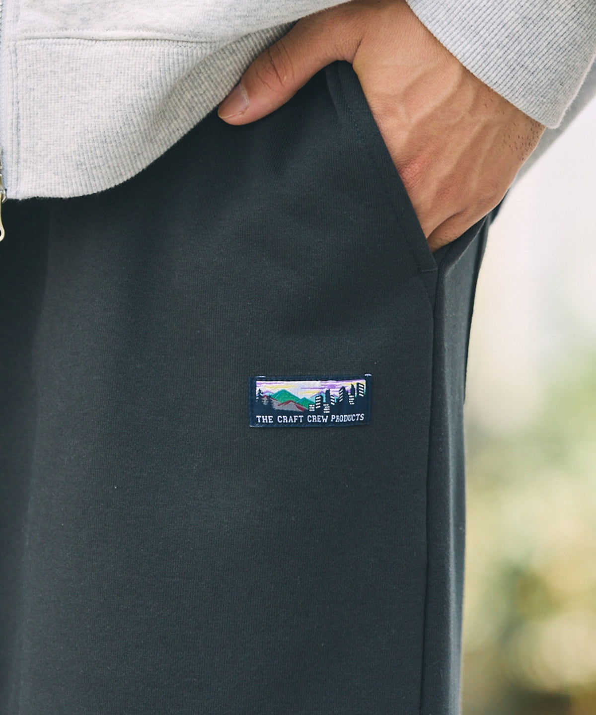 THE CRAFT CREW PRODUCTS／12盎司 厚磅刷毛 抽繩運動長褲