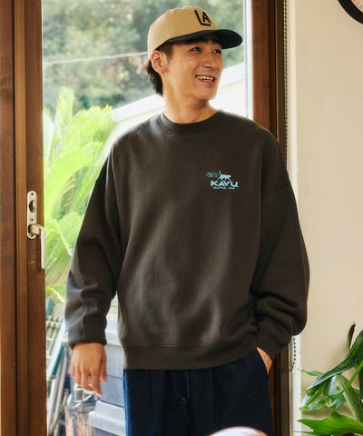 KAVU × FREAK'S STORE / 貓掌圖案 圓領衫（日本聯名限定）