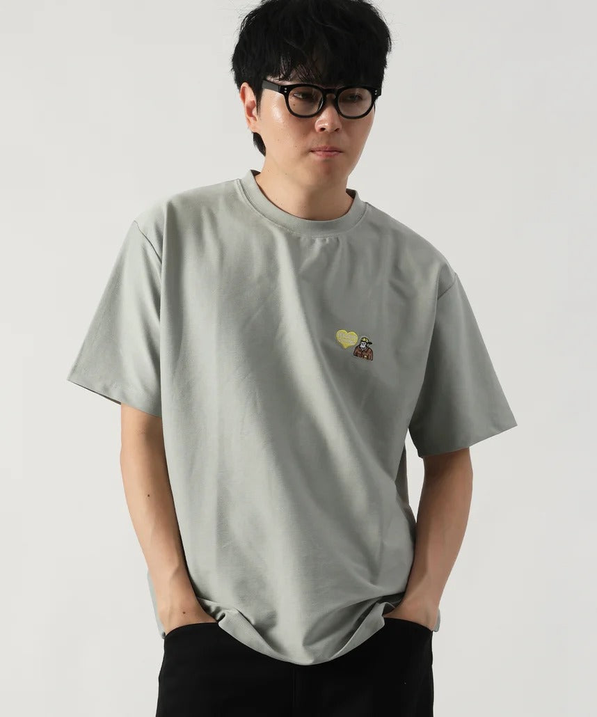 BEN DAVIS / 大猩猩 刺繡涼感 短袖T恤