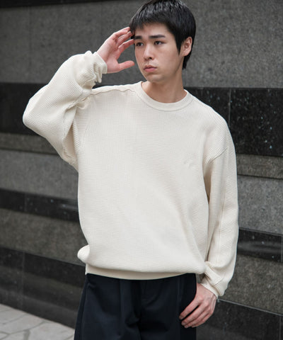 Snow Peak Apparel × DOORS / 日本聯名限定 厚磅華夫格 長袖T恤