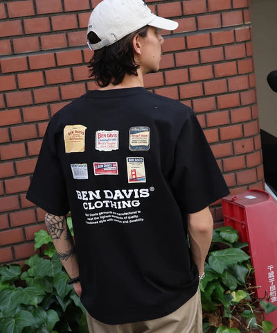 BEN DAVIS / LABELS刺繡印花短袖T恤