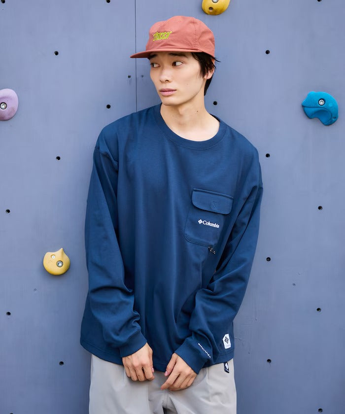 Columbia×FREAK'S STORE／口袋 長袖T恤（日本聯名限定）