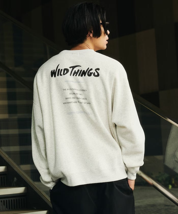 WILD THINGS×FREAK'S STORE / 反光印花圓領衫（日本聯名限定）