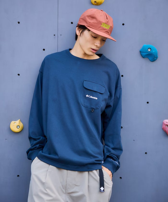 Columbia×FREAK'S STORE／口袋 長袖T恤（日本聯名限定）