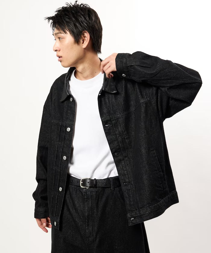 FREAK'S STORE / 限定異材質領 牛仔外套
