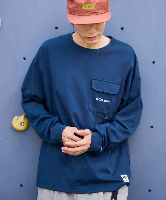 Columbia×FREAK'S STORE／口袋 長袖T恤（日本聯名限定）