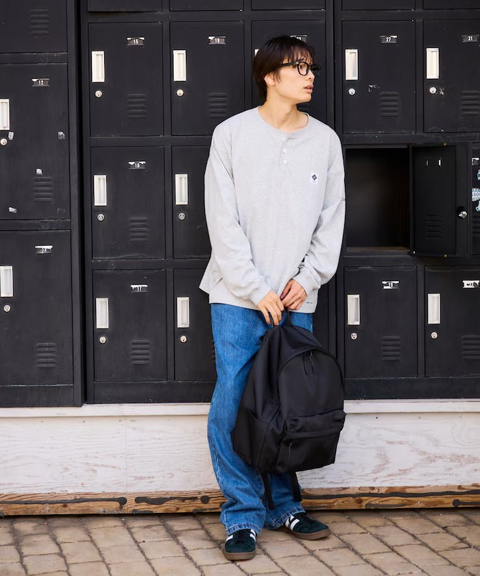 Columbia×FREAK'S STORE／亨利領 長袖T恤（日本聯名限定）