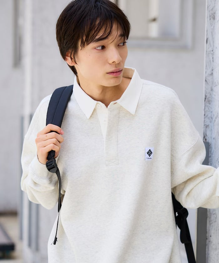 Columbia×FREAK'S STORE／小LOGO 長袖領衫（日本聯名限定）