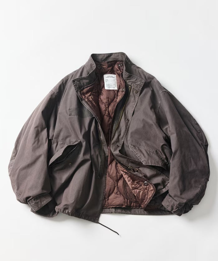 FREAK'S STORE / 褪色加工3WAY M-65短版軍裝外套＆鋪棉內裡組（26FW）